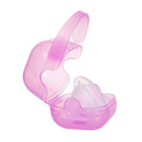Portable Baby Pacifier Fingertip Toothbrush Container Storage Box (Pink)