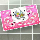 1x Rhombus Grid Cutting Die Stencil Scrapbooking Album Paper Card Handmade Decor