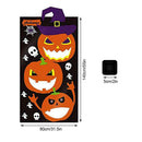 Halloween Games Pumpkin Bean Bag Toss Games 3 Bean Bags + Pumpkin Banner