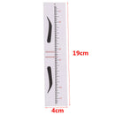 10pcs Disposable Eyebrow Ruler Stickers Stencil Microblading Permanent Makeu OZ