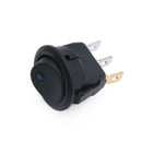 20X Round Rocker Switch 12V With Blue LED Light Dot Car Auto Rv Boat Toggle gr