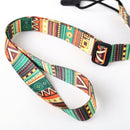 Ethnic Pattern Guitar Accessories Hawaii Belt Ukulele Strap With Hook Portable