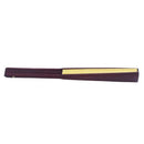 Men Women Wood Handle Fabric Folding Hand Fan 13-inch Length Yellow