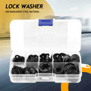 260Pcs Nut Push On Retainer Washer Assortment Clips Fasteners Kit Smoot WYA