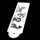 Giraffe Zebra Monkey Lion Cake Stencil Airbrush Painting Mold Cookie Mousse&f
