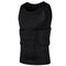 Men's Rib Protector Padded Vest Compression Shirt Training Vest with 3-Pad fN6O8