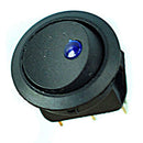 20Car 12V Round Rocker Point Boat Blue LED Light Switch SPST On/Off Sales ITX