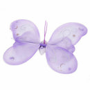 Girl's 3 Pcs Set Fairy Princess Glitter Butterfly Party Costume Wings Wand