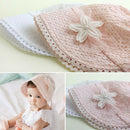Spring Cap Summer Sweet Princess Hollow Baby Girls Hat Lace-up Beanie Cotto