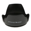 67mm Reversible Tulip Flower Crown Petal Shaped Lens Hood Provides Protection