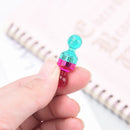 14pcs strong neodymium noticeboard skittle men pin magnets fridge whiteboard M&O