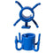 2 Pack Beach Umbrella Hanging Hook 4-prongs Plastic Umbrella Hook Hanging f