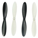 6 x Combo Propellers for Hubsan X4 H107 Propellers Blades Props Black + Whi
