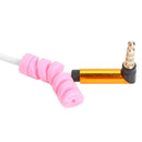 4pcs Spiral USB Data Cable Protective Covers Silicone Charging Wire Cases