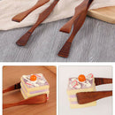 1pc Wood Salad Ice Cake Bread Tong BBQ Cooking Food Clip Clamp NEW