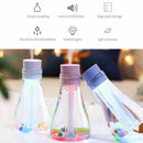 Humidifiers 500ml Portable USB Wishing Bottle Mist Spray Light Bar Dreaming