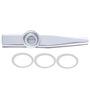 Kazoo Metal Musical Instrument Portable for Beginner Music Lover Children Gifts