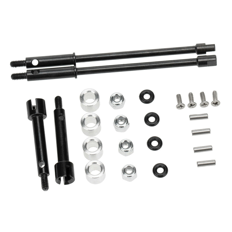 Metal Wheel Hubs for 1:24 Axial SCX24 90081 RC Crawler Cars with 4mm Widen Axle