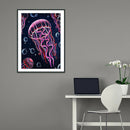 5D DIY Full Drill Diamond Painting Jellyfish Cross Stitch Craft Kit (LD094)