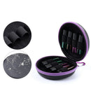 8 Bottles 5Ml Essential Oil Carry Case Holder Storage Zipper Travel Bag Eye