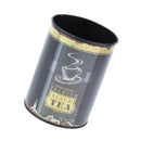 Stylish Hand-craft Round Steel Pen Pencil Holder Brush Organizer 11x15cm