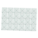 24Pc Wall Plastic Panel Holder Rack for DIY Home Wedding Flowers Floral Backdrop