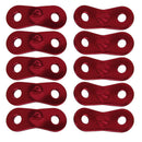 20pcs Replacement Lock Rope Tensioners Guy Line Bent Runners Camping