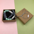 Women Beads Teething Baby Pendant Necklace Neck Decoration For Mom Handmade