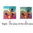5D DIY Diamond embroidery sunset dandelion diamond painting Cross Stitch Rh B8A9
