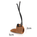 1pc leather thumb finger guard ring adjustable protector archery hunting brownME