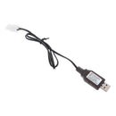 6V USB to L6.2-2P Female Plug NI-MH/NI-Cd Batteries Charge Cables Cord for RC