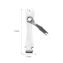 2pcs Knot Tie Line Cutter Scissors Hook Sharpener Key Chain Fishing Tool