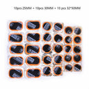 30pcs Mixed Size Tire Patches Quick Drying Without Glue Inner Tire Repair Pa_kz