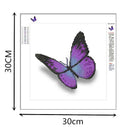 Round Diamond Painting Diy Diamond Embroidery Purple Butterfly Cross Stitch