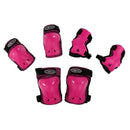 Skateboards Youth Protective Pad set with Elbow Knee Wrist Guard Pad XS Pink