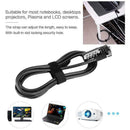 Laptop Notebook Combination Lock Security Cable 4 Digit Password Kits E5C1