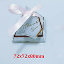 Europe Triangular Pyramid Style Candy Box Wedding Favors Party Supplies Pap