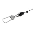 Heavy Duty Retractable 26" Pull Reel Recoil Key Ring ID Cards Holder -Black