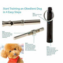 Dog Puppy Whistle Training Adjust Neck Strap Silent Ultrasonic Trainer-Equip New