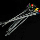 10Pcs Mixed Drink Stir Bar Long Bartending Glass Shape Cocktail Spoons Z1B9 T2B5