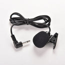 3.5mm Mini Studio Speech Microphone Mic Clip On Lapel for PC Desktop Notebook JR