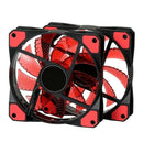 120Mm Pc Computer 16Db Ultra Silent 15 Leds Case Fan Heatsink Cooler Coolin