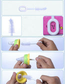 5Pcs Baby Feeding Bottle Brush Sponge Cleaner Straw Nipple Cleaning Washing Tool