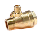 Air Compressor 3-Port Brass Male Threaded Check Valve Connector Tool A Cy