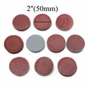 100pcs Abrasive Tools Sander Disc 50mm 2" Round Sanding Pad Sheets Sandpape O9O6