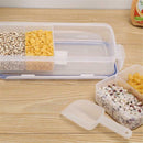 5Pcs Plastic Shovel Clear Food Soya Bean Flour Rice Tea Shovel Ice Cube Scoop