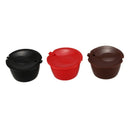 i cafilas 3 Pack Dolce Gusto Refillable Coffee Capsules Reusable Coffee Pod