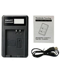Camera USB Battery Charger for Canon LP-E10 EOS 1100D 1200D 1300D Rebel T3 T5 T6