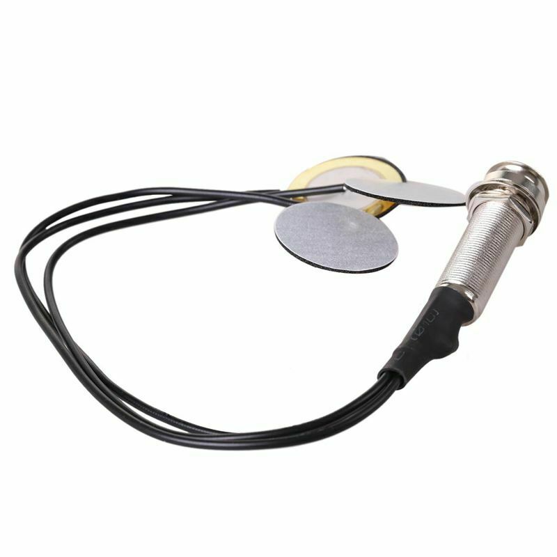 Piezo Contact Microphone 3 Transducer Pickups with end pin jack for Kalimba
