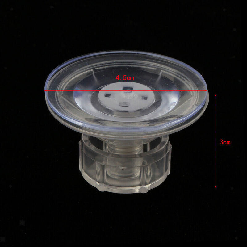 5 Pcs Clear Plastic Sunction Cups for Small Fish Shrimp Isolation Box,Aquarium